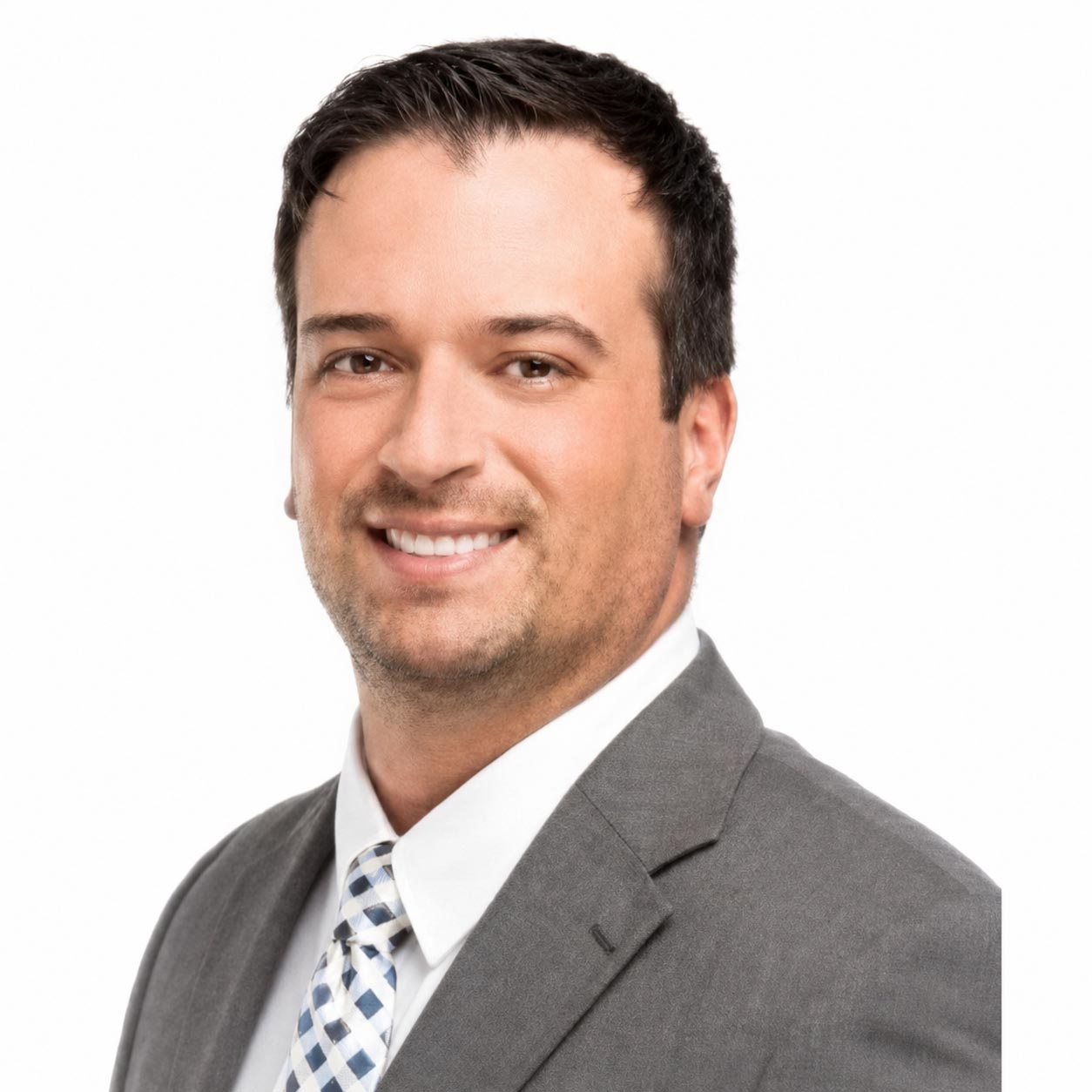 Torin with realtor Vince Mirabelli